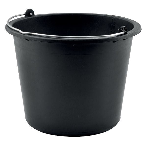 Eimer Kunststoff 12l schwarz