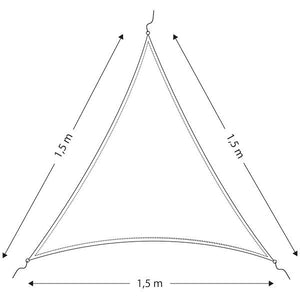 Cockpit Sonnensegel dreieckig