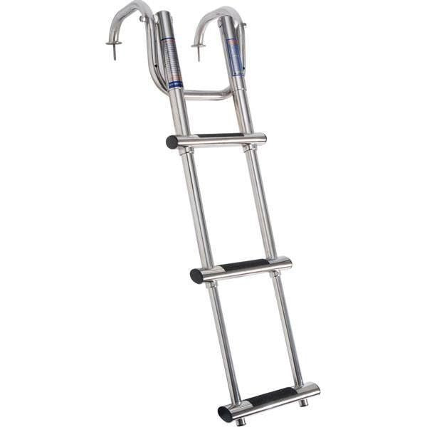 Badeleiter 3-stufig rostfreier Stahl teleskopierbar