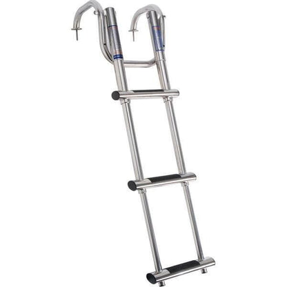 Badeleiter 3-stufig rostfreier Stahl teleskopierbar