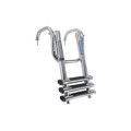 3-step stainless steel telescopic bathing ladder