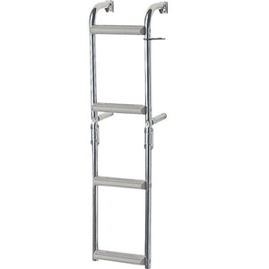 Badeleiter rostfreier Stahl klappbar - 2 + 2 Stufen L=835mm B=215mm