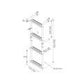 Badeleiter rostfreier Stahl klappbar - 2 + 2 Stufen L=835mm B=215mm