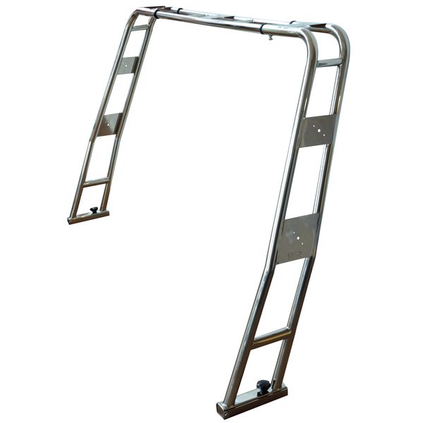 Targabügel rostfreier Stahl 70° Winkel B=145-230cm H=125mm Rohr D=32/40mm