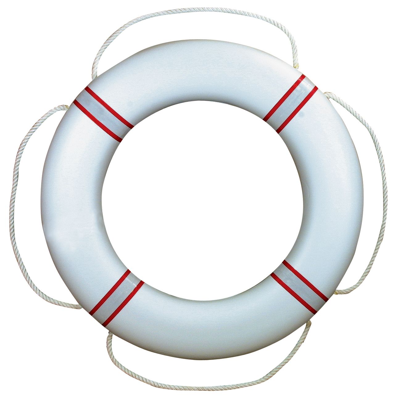 FP Rettungsring FP 380 – traditioneller Rettungsring mit Halteleine und Reflexmaterial