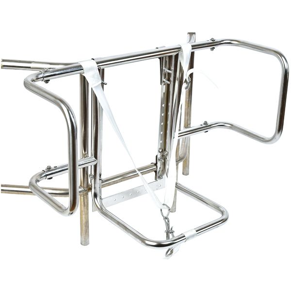 Heckkorb-Halterung für Rettungsinseln horizontal rostfreier Stahl