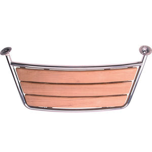 Badeplattform rostfreier Stahl L=84cm B=38cm Rohr D=25mm