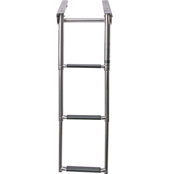 Badeleiter telekopierbar zum Einschieben rostfreier Stahl 3 Stufen B=290mm