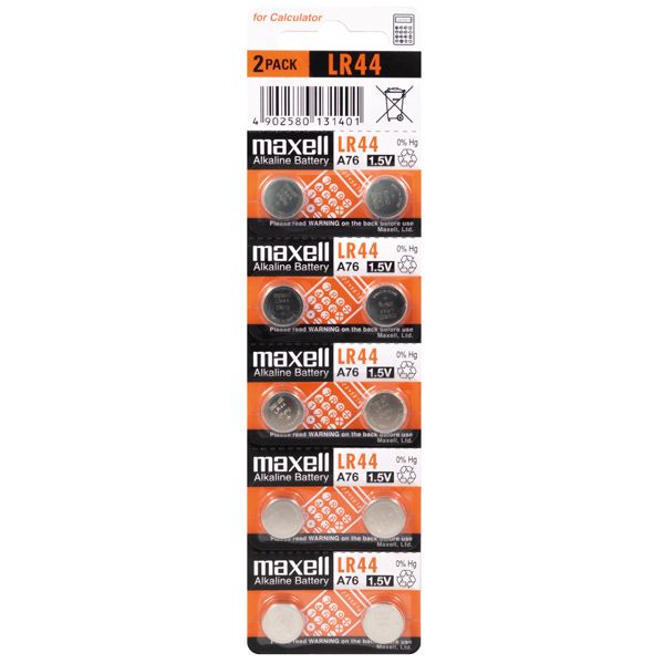 Maxell Alkaline Batterie LR44 – 10er Pack