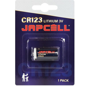 Japcell CR123 3 V Lithium Batterie – zuverlässige Einwegzelle