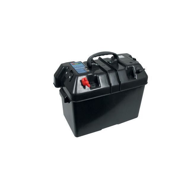 Batteriekasten mit Handgriff und Batterieanschluss bis max 60A Verbrauch
