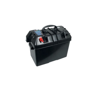 Batteriekasten mit Handgriff und Batterieanschluss bis max 60A Verbrauch