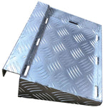 Batteriehalter aus Aluminium für Bootswagendeichsel L=350mm B=220mm