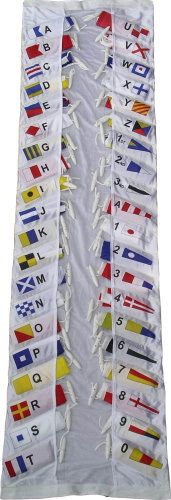 Adela Internationales Flaggenalphabet – kompletter Signalflaggersatz