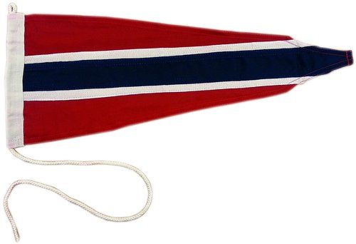 Adela Bootswimpel Norwegen – gewebter Polyester-Wimpel