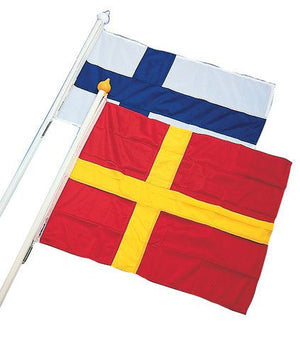 Adela Fassadenflaggensatz Schweden – komplettes Set mit Ausleger