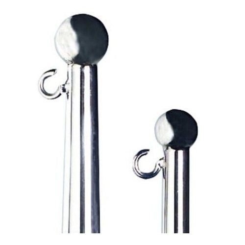 Flaggenstock Edelstahl poliert