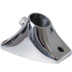 Flaggenstockhalter rostfreier Stahl für 25mm Flaggenstock zum Aufbau