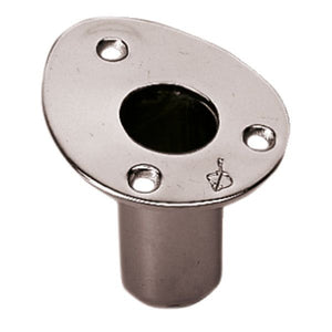 Roca Flaggenstockhalter aus Edelstahl – bündiger Einbau für Flaggenstock Ø 25 mm