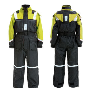 1852 Overall mit 50N EN ISO 12402-6 Auftrieb schwarz/gelb
