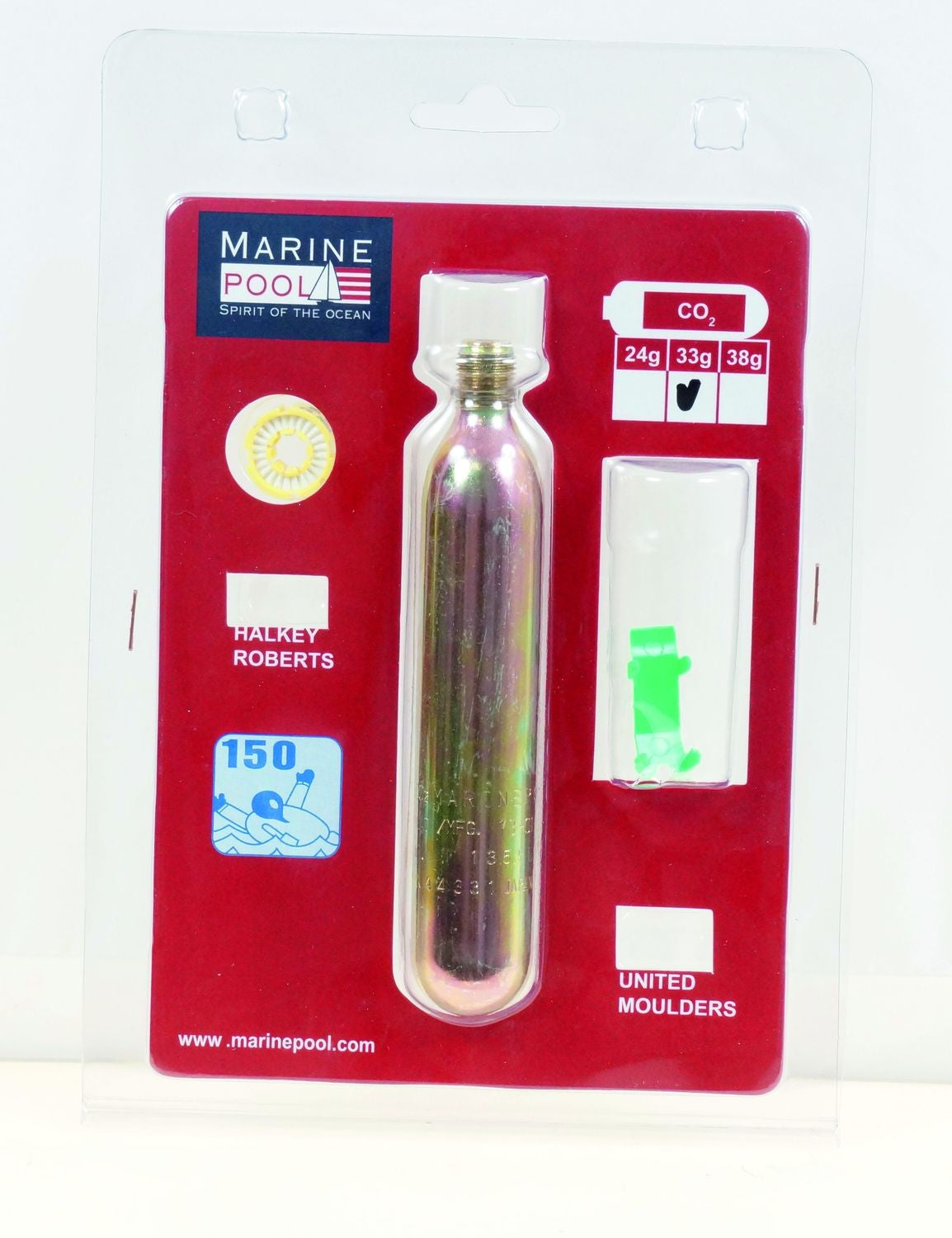 Marinepool Ersatzpatrone 33 g mit Auslösetabletten – Rettungswesten-Zubehör