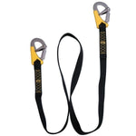 Lifeleine mit 2 Sicherheitskarabinerhaken  L=185cm