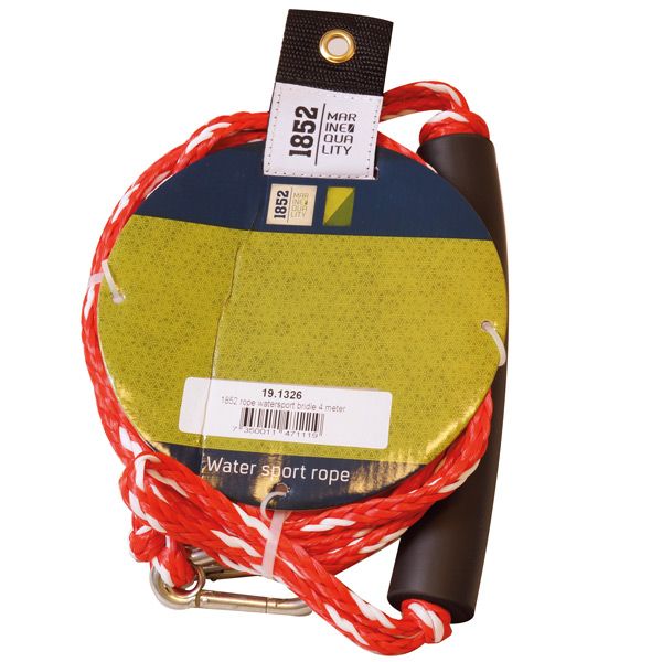 1852 Wasserski Sicherheitsleine mit Karabinerhaken L= 4m