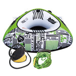 1852 Dreieck-Tube mit 4 Handgriffen – Einpersonen-Wassertube mit Pumpe und Leine