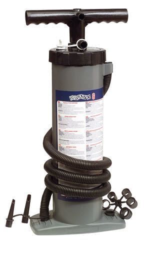 Handluftpumpe Bravo 6 mit Manometer Aluminium 600mbar 8