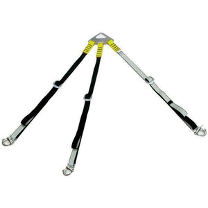 Heissgesschirr für Jollen mit 3 Karabinerhaken max. 400kg
