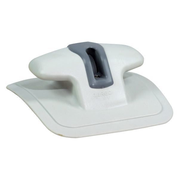 Schlauchboot Stevenklampe für Tauwerk D=14-16mm 240x192x70mm grau RAL7035