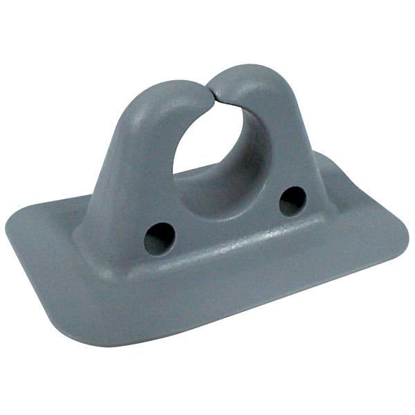 Schlauchboot Riemenhalter 90x58x40mm für Riemen D=32-35mm grau RAL7035