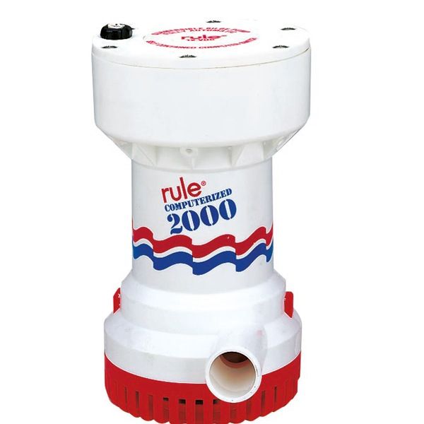 Rule-Mate Tauchpumpe 2000GPH mit Automatikschalter 24V