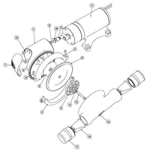 Jabsco Servicekit für Membranpumpe 1200480 und 1200481