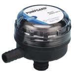 Jabsco Pumpenfilter 90° Schlauchanschluss D=13mm Ausgang Schnellverschluss