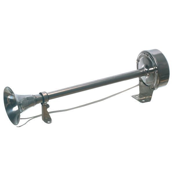 Trompetenhorn rostfreier Stahl 12V 115dB L=400mm H=130mm B=100mm