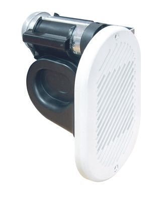 MARCO Kompressorhorn zum Einbau 12V 120dB Kunststofffront weiss