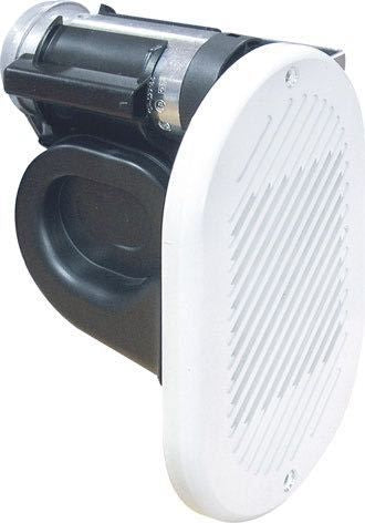 MARCO Kompressorhorn zum Einbau 24V 120dB Kunststofffront weiss
