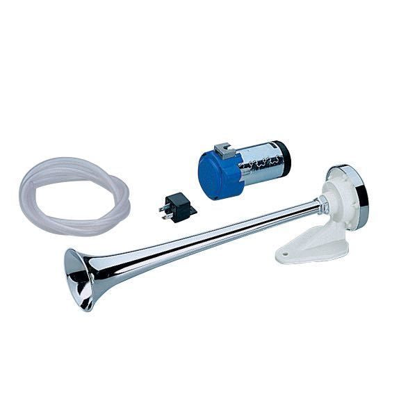 MARCO Kompressorhorn rostfreier Stahl 12V 114dB L=390mm