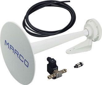 MARCO Kompressorhorn mit Zulassungen 12V 6A 132bD L=460mm D=300mm