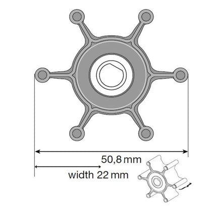 Johnson Impeller für F4 Pumpe