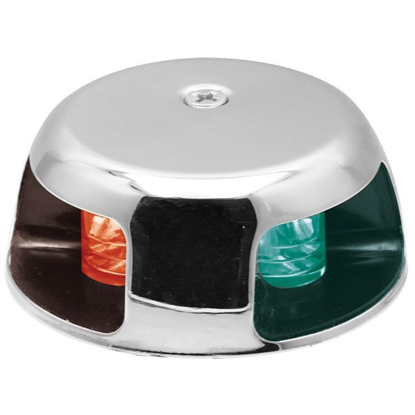 Attwood LED Positionslaterne Aufbaumontage 12V Zwei-Farben 1sm rostfreier Stahl für Boote
