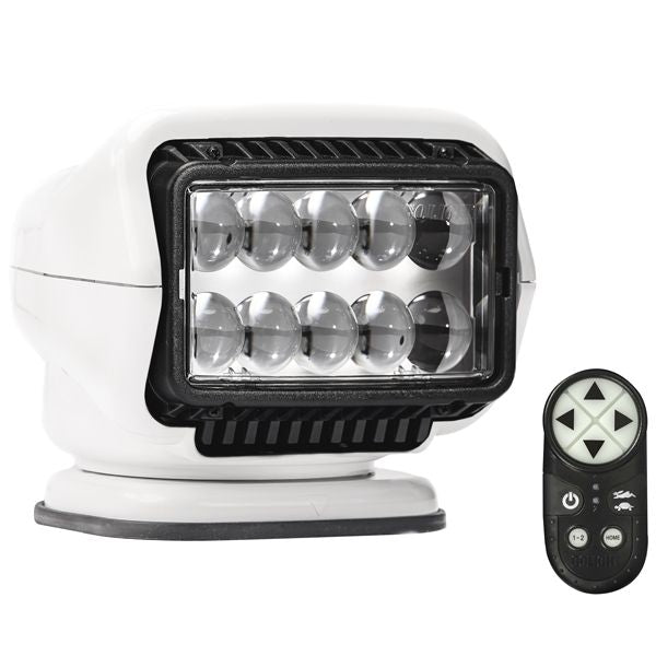 Golight Suchscheinwerfer 12V mit kabelloser Fernbedienung weiss