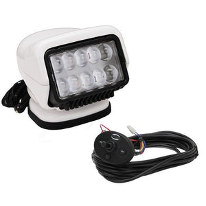 Golight Suchscheinwerfer 12V mit Joystick und Kabel L=20 Fuss weiss