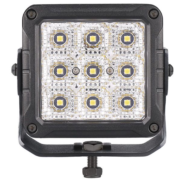 1852 Decksscheinwerfer Aluminiumgehäuse Flood 10-30V 45W LED 3.76A/12V 1.9A/24V B=131mm H=103mm T=74mm
