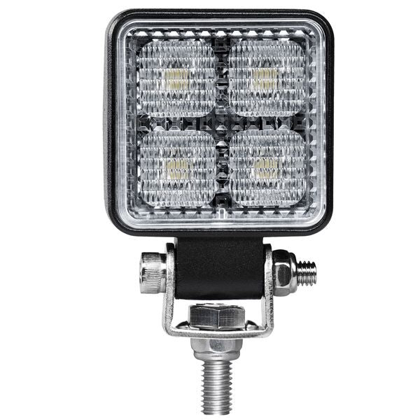 1852 Decksscheinwerfer Aluminiumgehäuse Flood 10-30V 11.2W LED 0.75A/12V 0.43A/24V B=53mm H=75mm T=32mm
