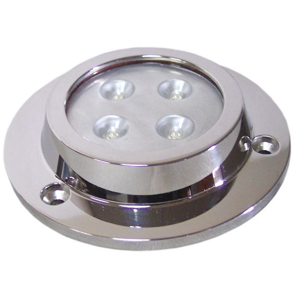 Unterwassebeleuchtung Aufbaumontage 8-30V 4 LED weiss