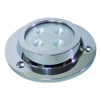 Unterwassebeleuchtung Aufbaumontage 8-30V 4 LED blau