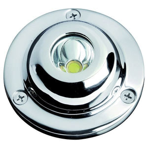 Unterwassebeleuchtung rund D=80mm Aufbaumontage 12-24V 5W weiss
