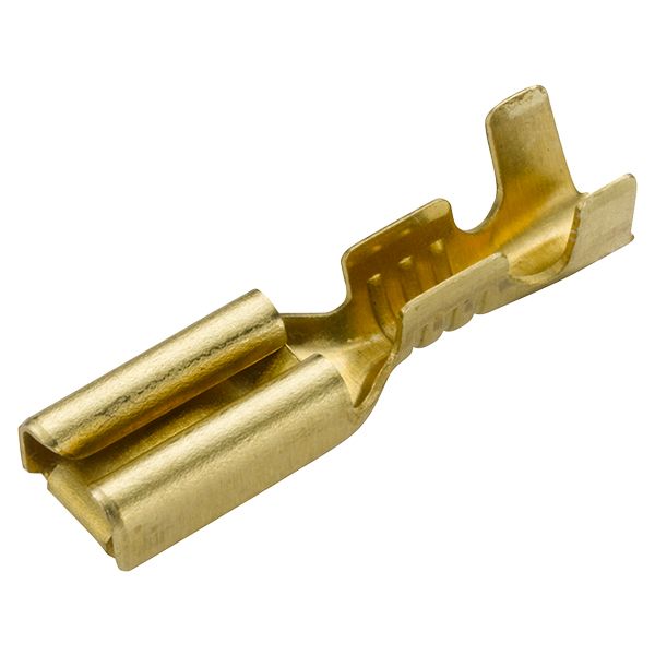 Steckverbinder 2.8x0.8mm unisoliert für Kabel D=0.85-1.25mm 100 Stück